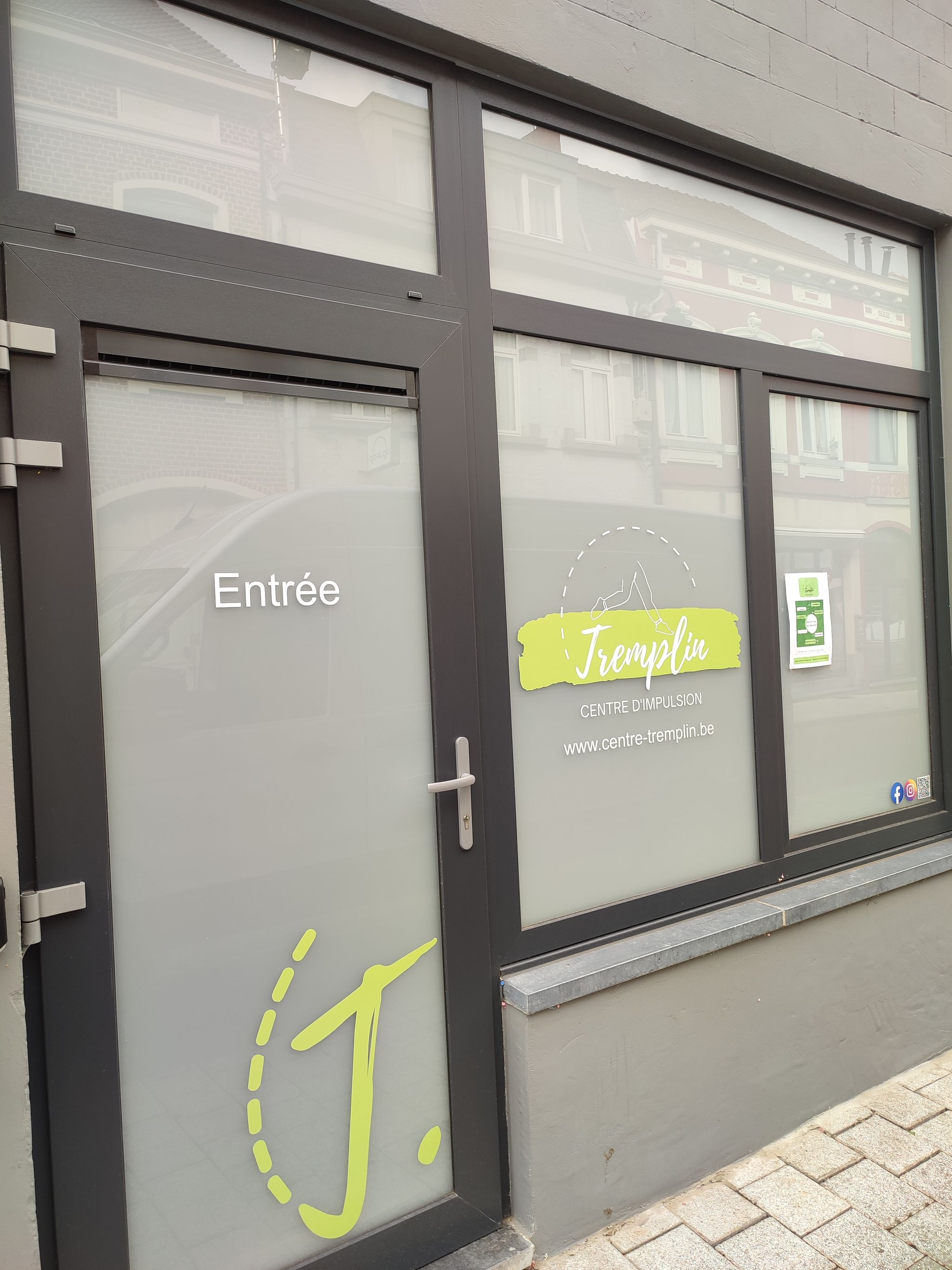 L'entrée du Centre Tremplin